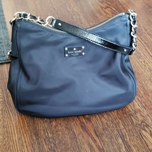Kate Spade Canvas black purse